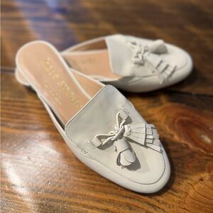 Kate Spade New York Cadenza Mule, Size 6B - White Leather